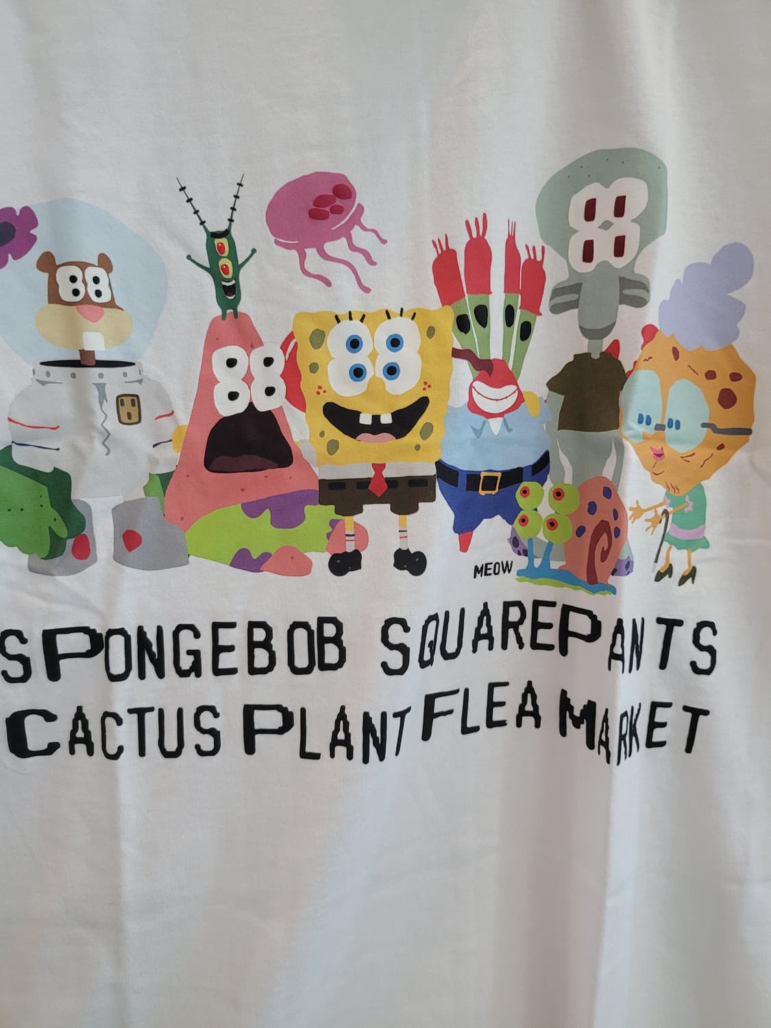 일본 한정/새상품] 유니클로 재팬 x CPFM x 스폰지밥 25주년 콜라 상품이미지2