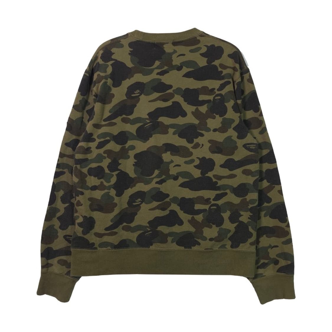 BAPE 베이프 1st 카모 원포인트 맨투맨 XL 상품이미지2