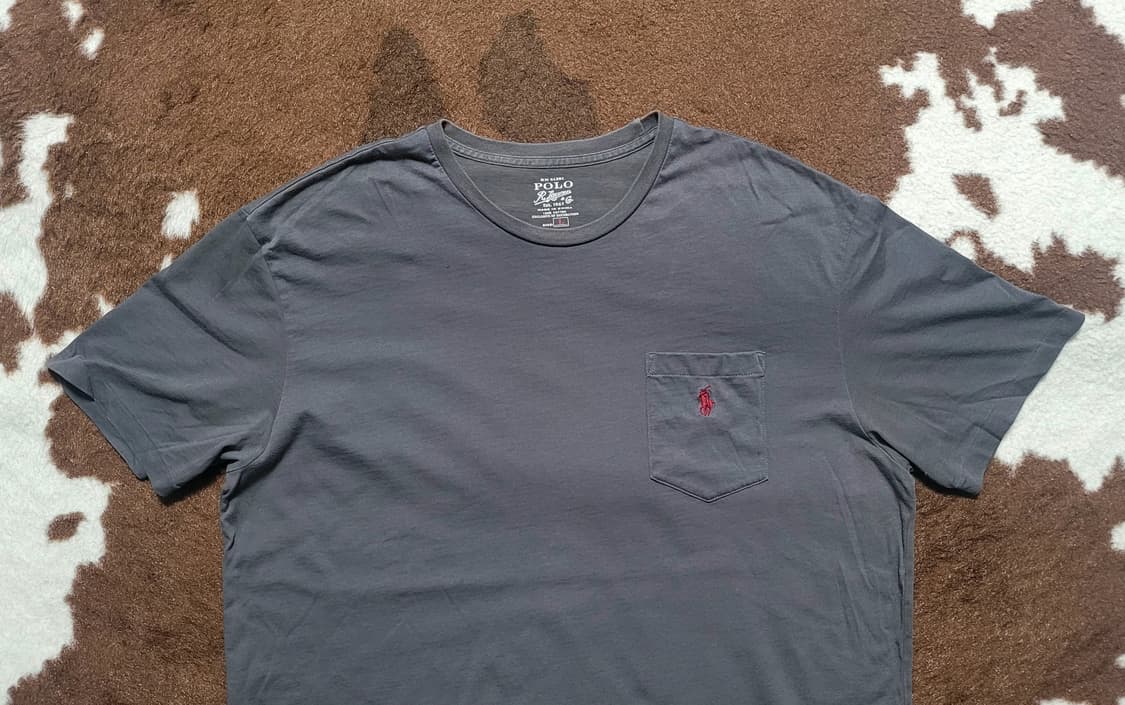 폴로 랄프로렌 남성용 라운드 면티(L) 상품이미지2