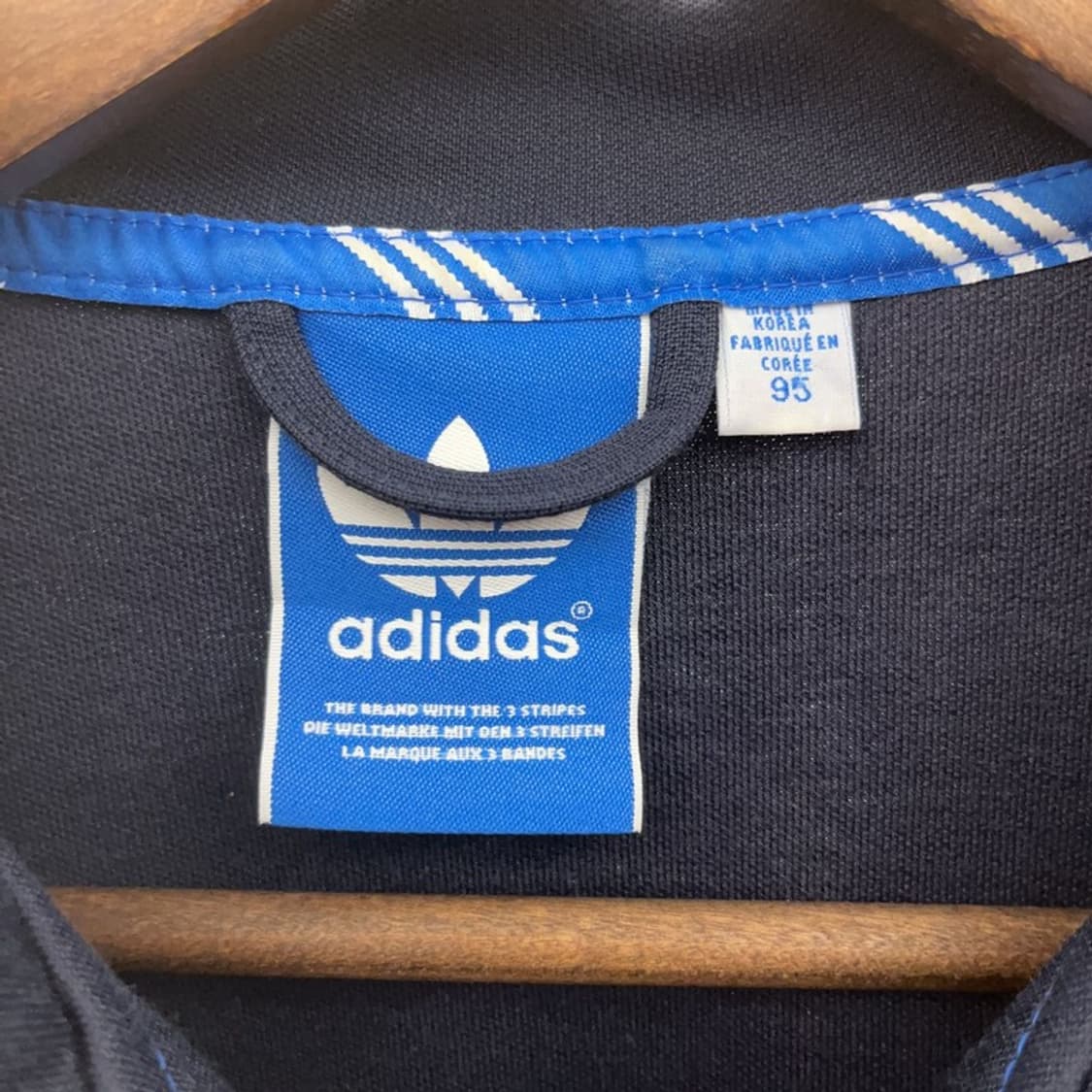아디다스 올드스쿨 빈티지 슬림핏 유로파 져지 집업 95 C07893 상품이미지5