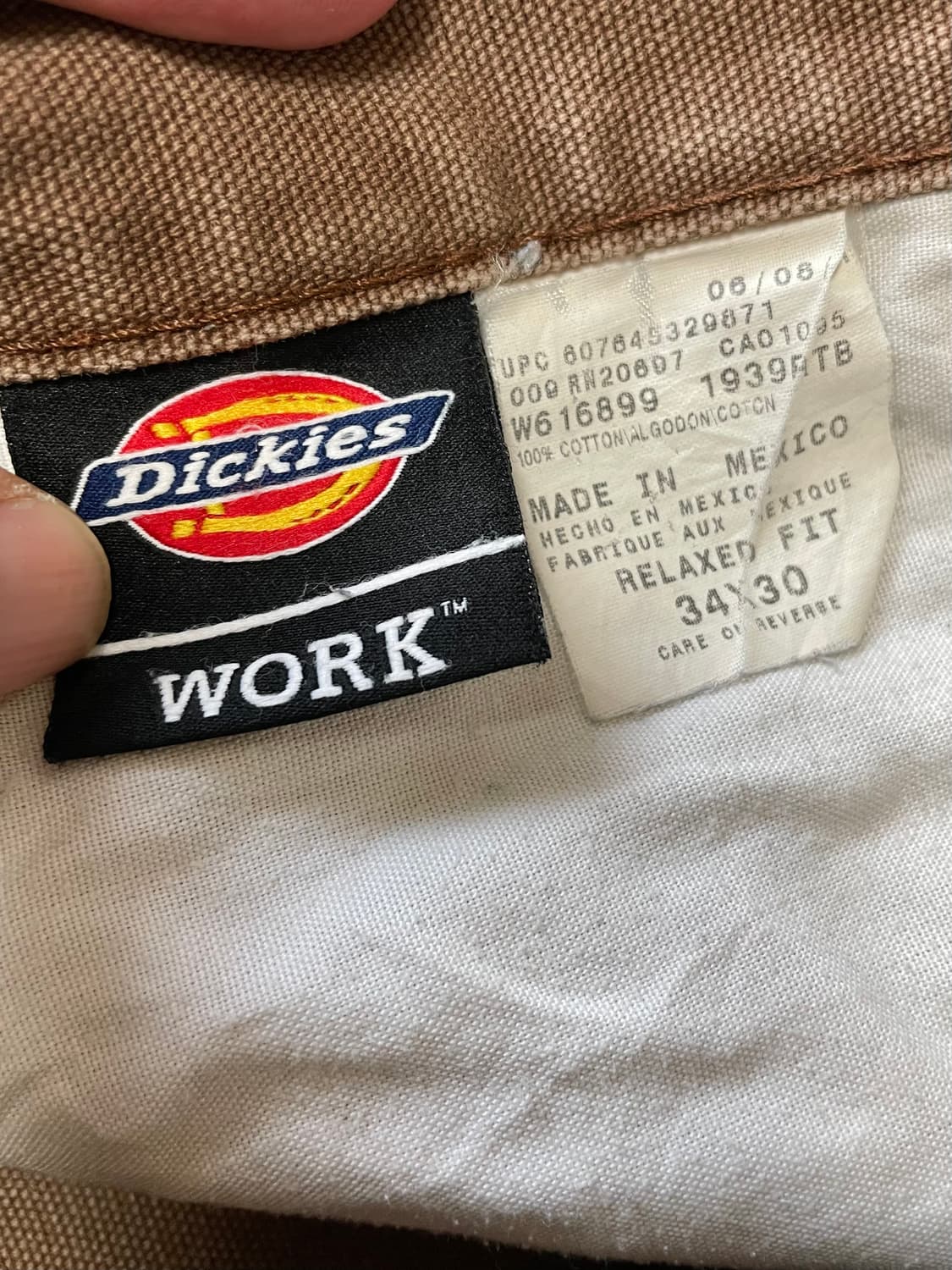 택포) 디키즈 USA 빈티지 캔버스 카펜터 워크 팬츠 상품이미지3