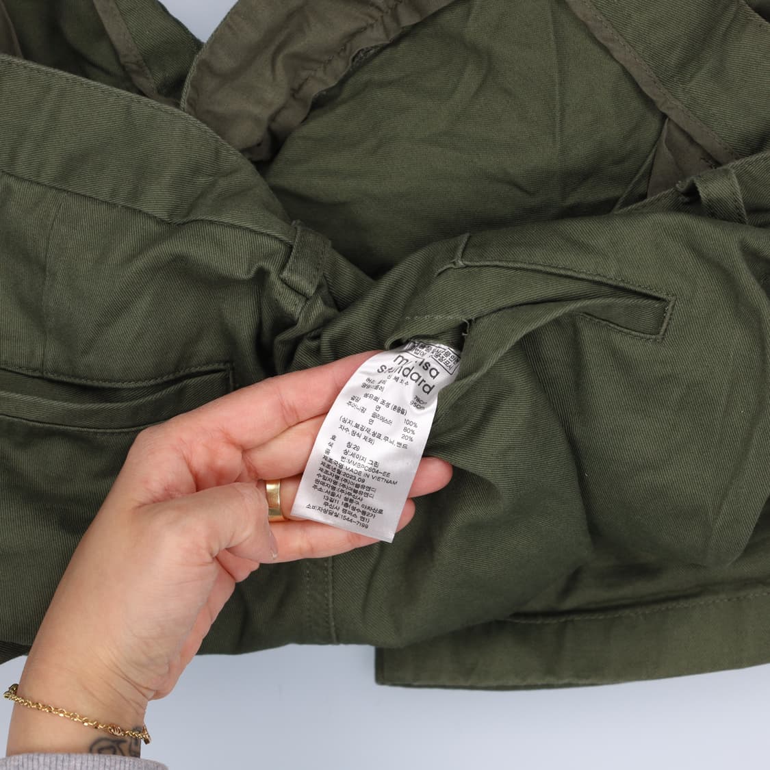 29 신형 무신사 와이드 카고팬츠 0421H1 상품이미지4