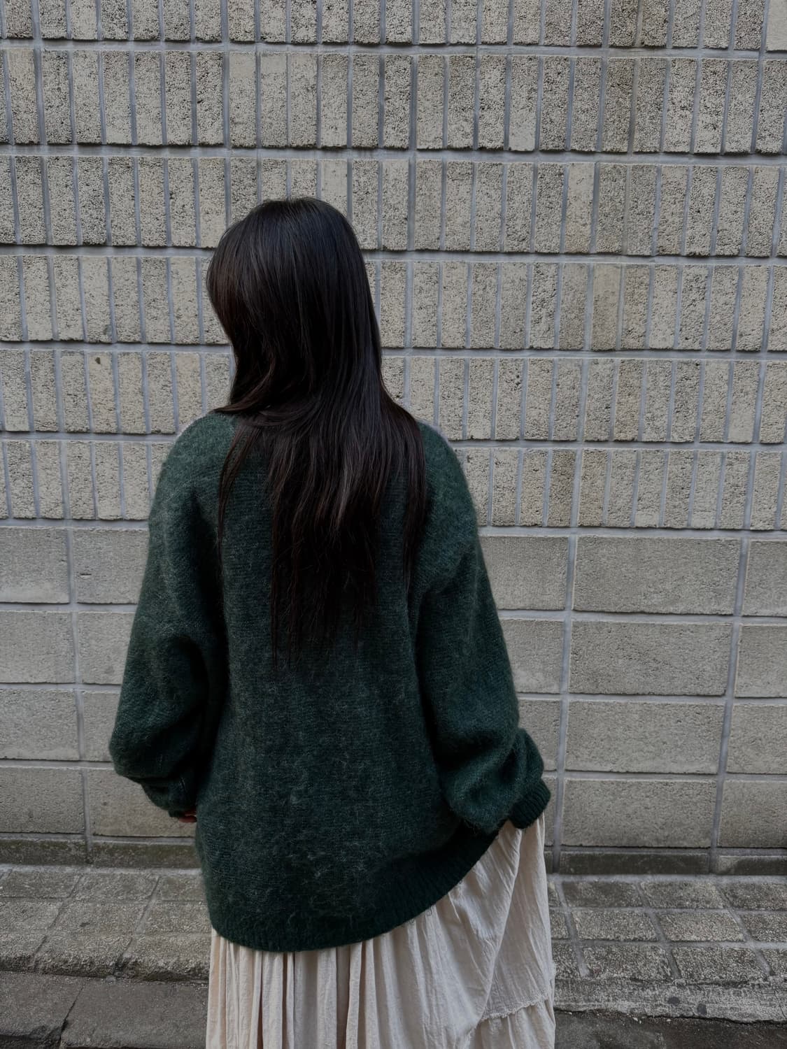 니들스 아가일 모헤어 가디건 상품이미지4