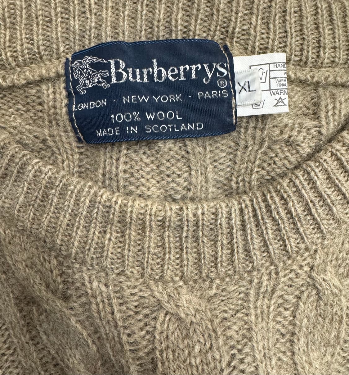 버버리 90s 빈티지 니트 상품이미지1