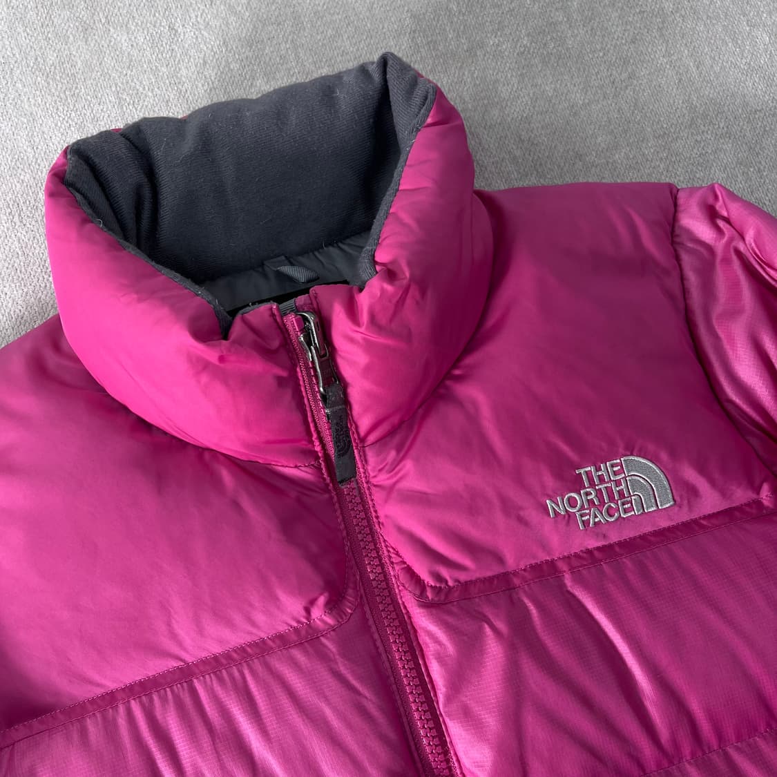 W95 노스페이스 700 핑크 경량 패딩 상품이미지2