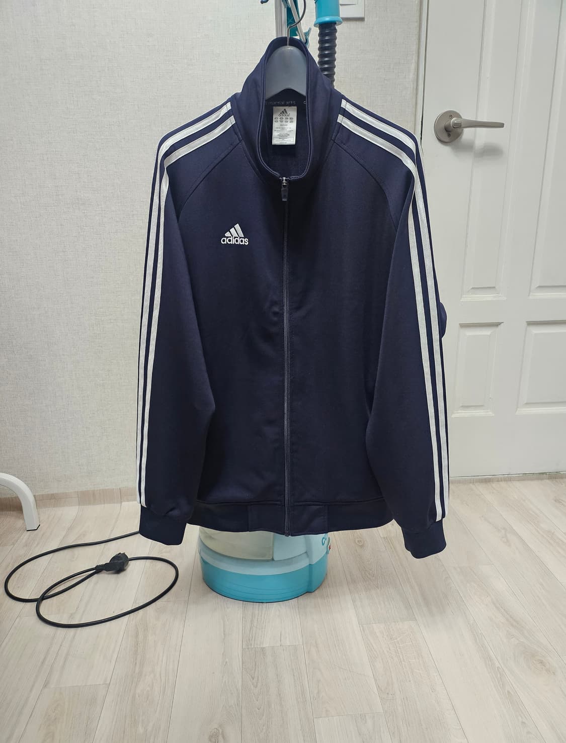 (105)XL ☆초대장급☆ 아디다스 마샬아츠 [네이비] 트랙탑져지 상품이미지1