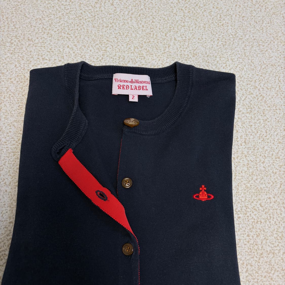 비비안웨스트우드 레드라벨 네이비 가디건 상품이미지4
