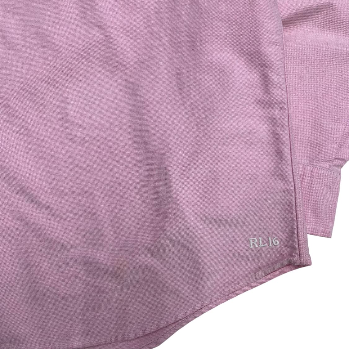 폴로 랄프로렌 화이트포니 딸기우유맛 셔츠 L 상품이미지6