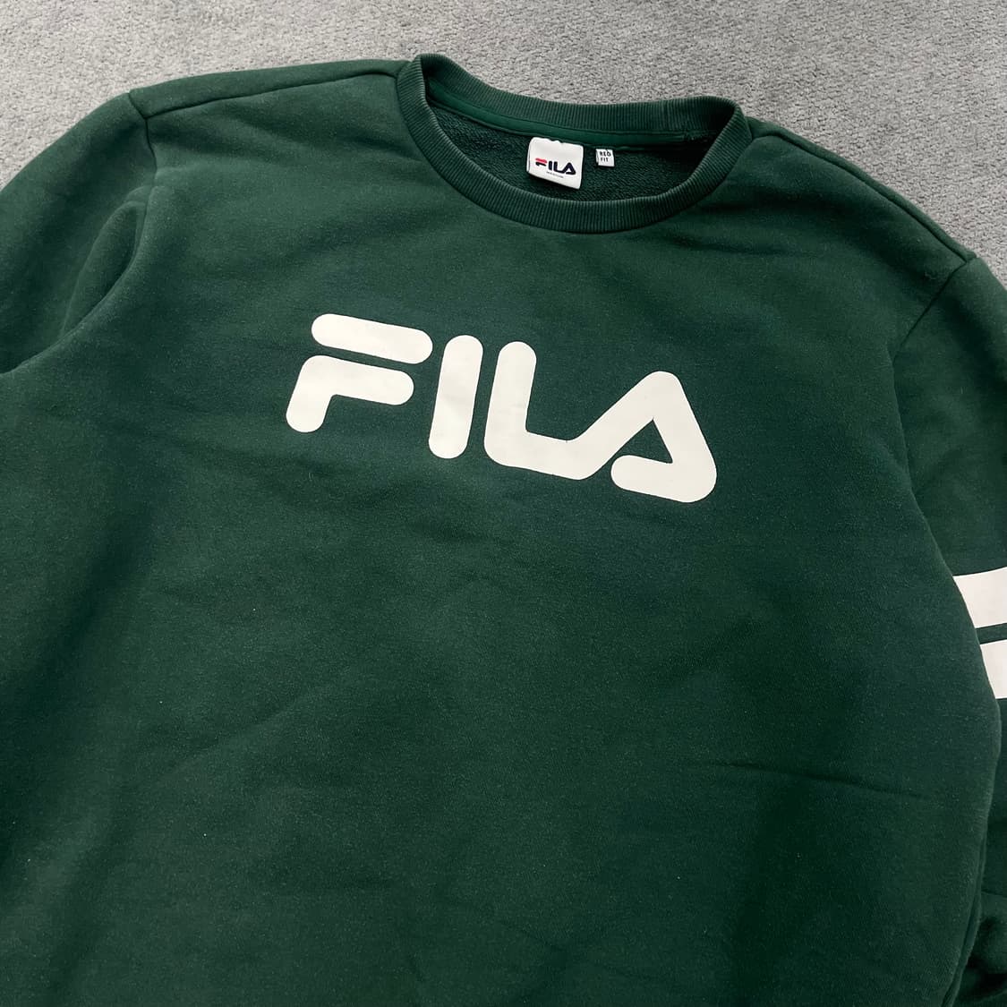 100 휠라 그린 맨투맨 상품이미지2