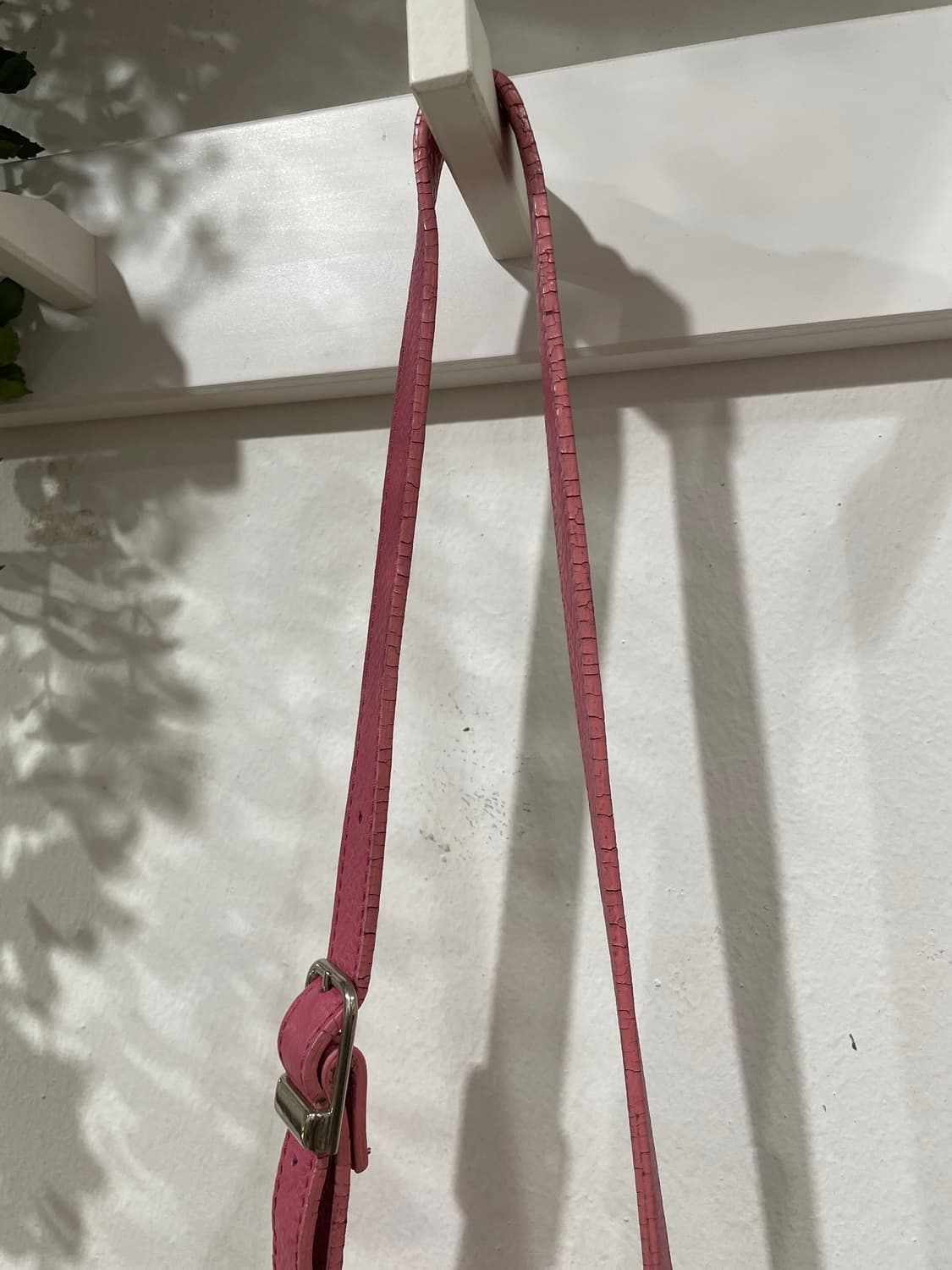 핑크 소가죽 크로스백-국내 상품이미지6