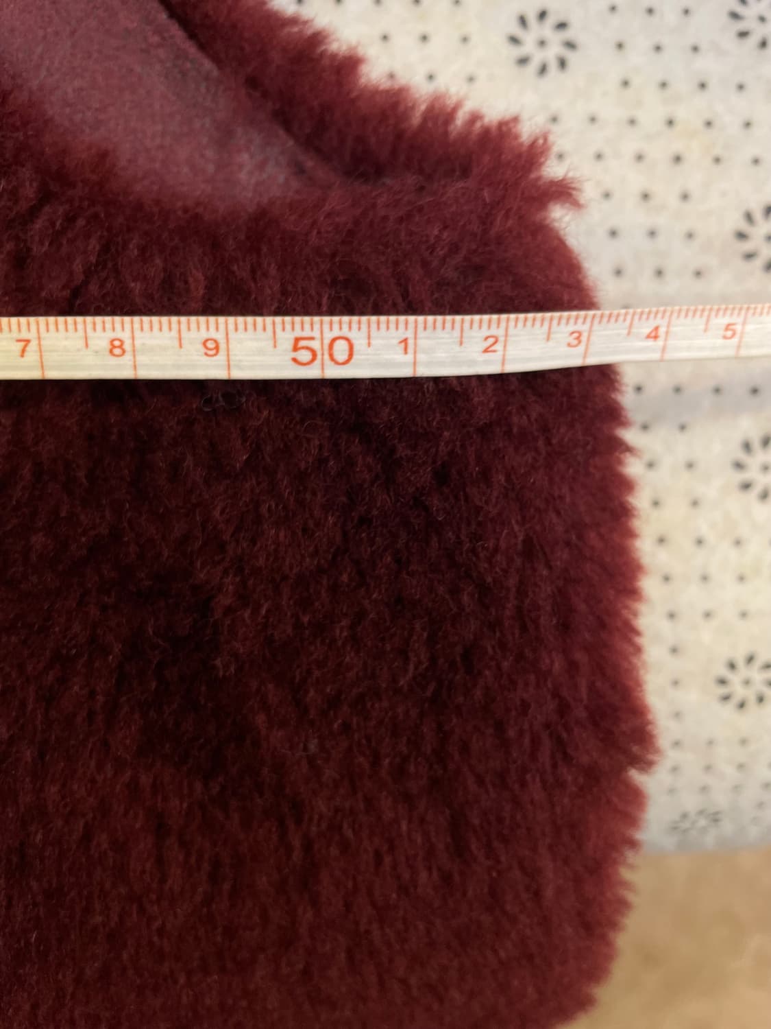 LIOBELL 버건디 양모조끼 베스트 털조끼 양모울100% 상품이미지8