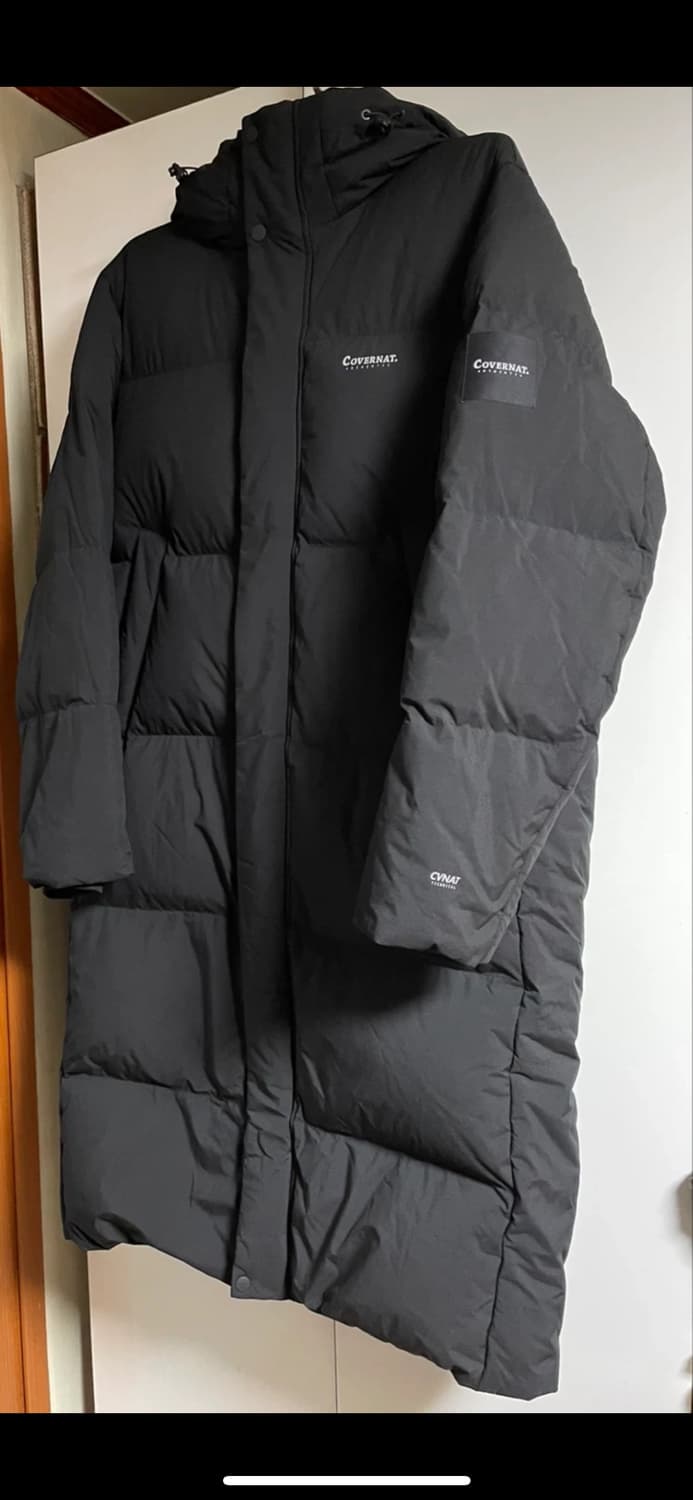 커버낫 덕다운 롱패딩 L 상품이미지3