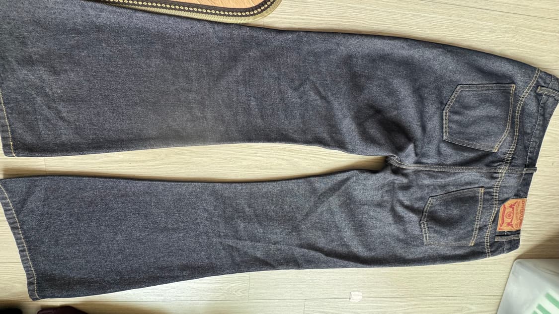 새상품급 DNSR 디엔에스알 플레어 부츠컷 데님팬츠 m 상품이미지8