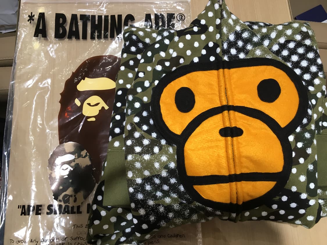 베이프 후드집업 BAPE X JOSHUA VIDES MILO FACE F 상품이미지3