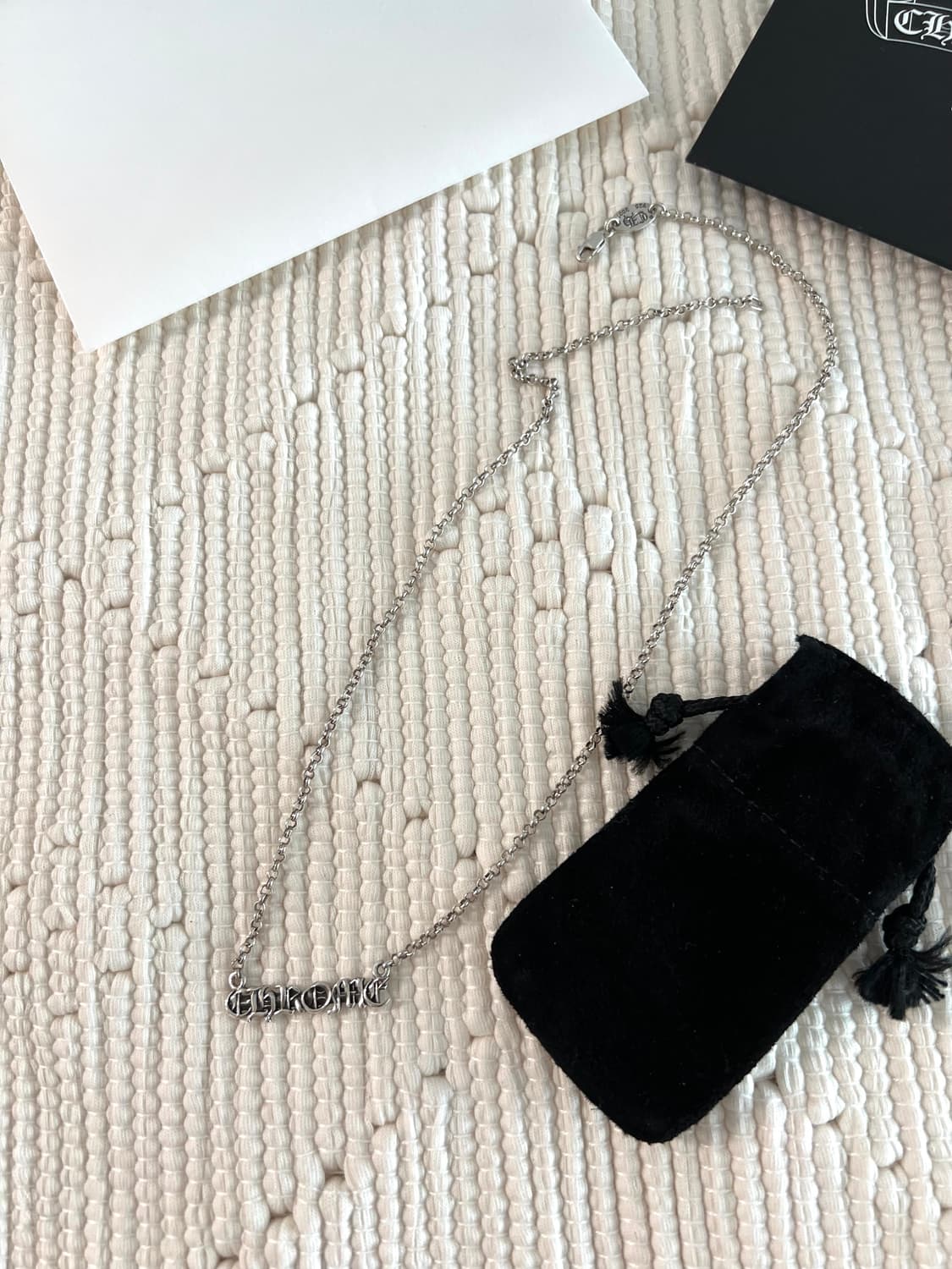 크롬하츠 CHROME 로고 목걸이 상품이미지1