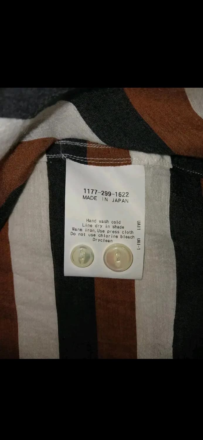 CAMOSHITA COTTON SILK OPEN COLLAR SHIRTS 상품이미지9