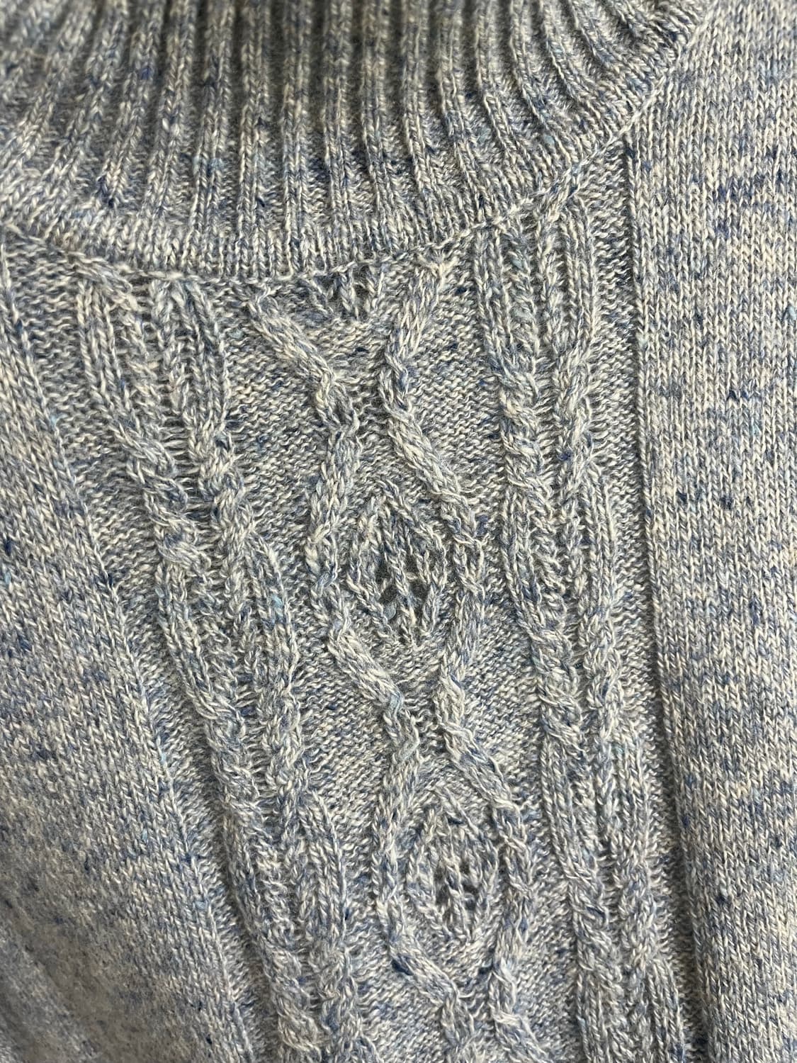 일본 빈티지 캐시미어 100 반팔 니트 상품이미지3