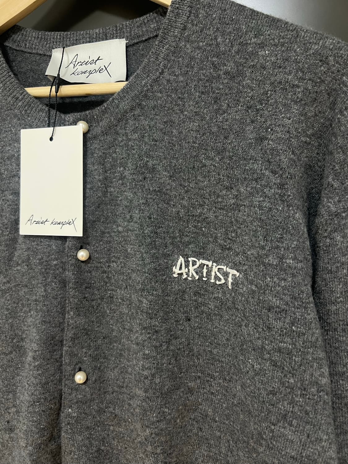 아티스트컴플렉스 진주 베이직 가디건 상품이미지6