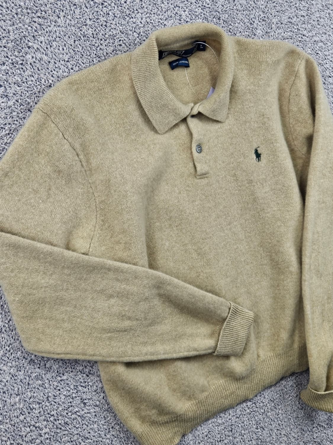 폴로랄프로랜 램스울 카라 니트 스웨터 ( L ) / 11694 상품이미지10