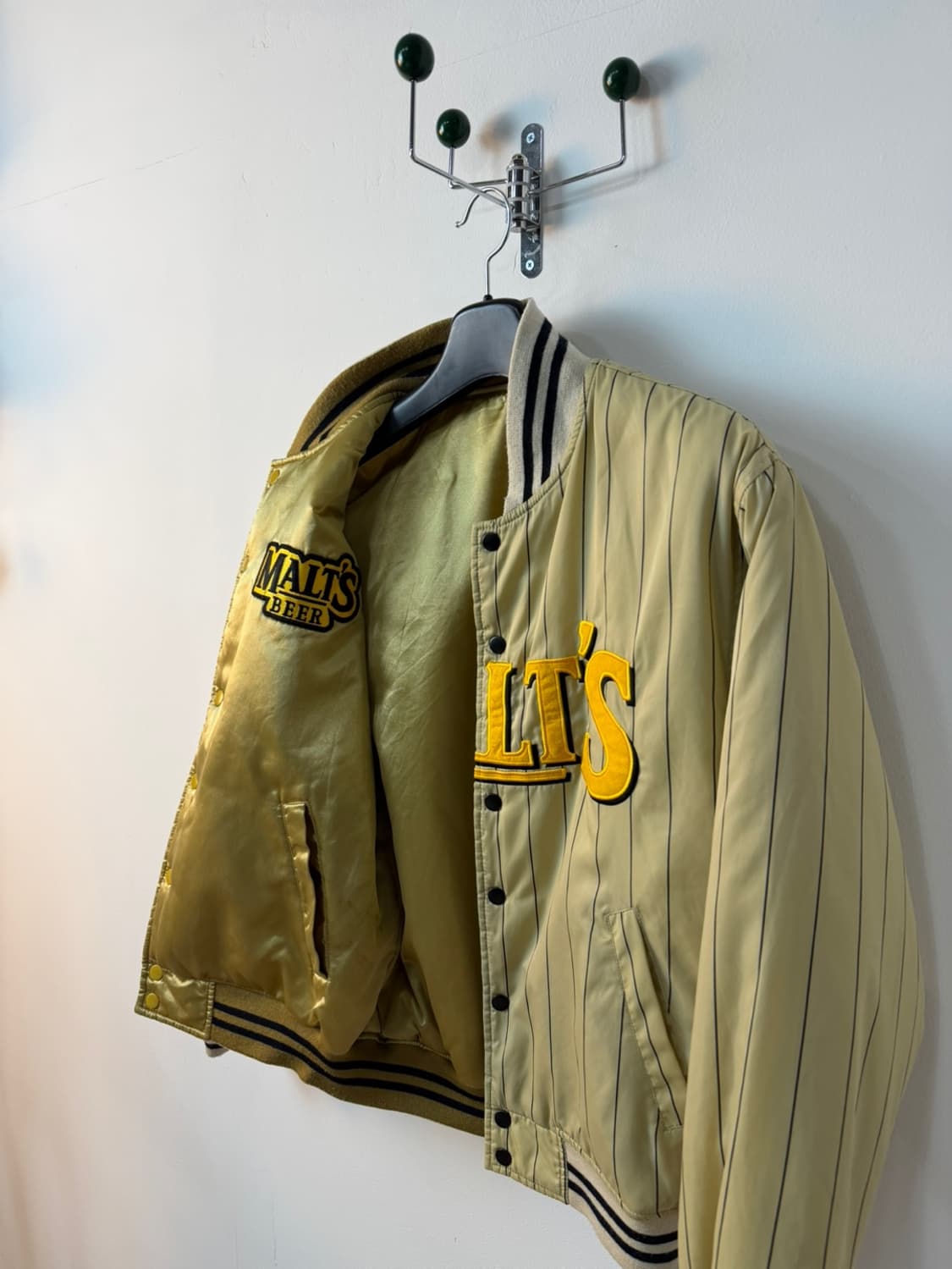 90s 빈티지 몰츠 비어 리버시블 스타디움 자켓  상품이미지5