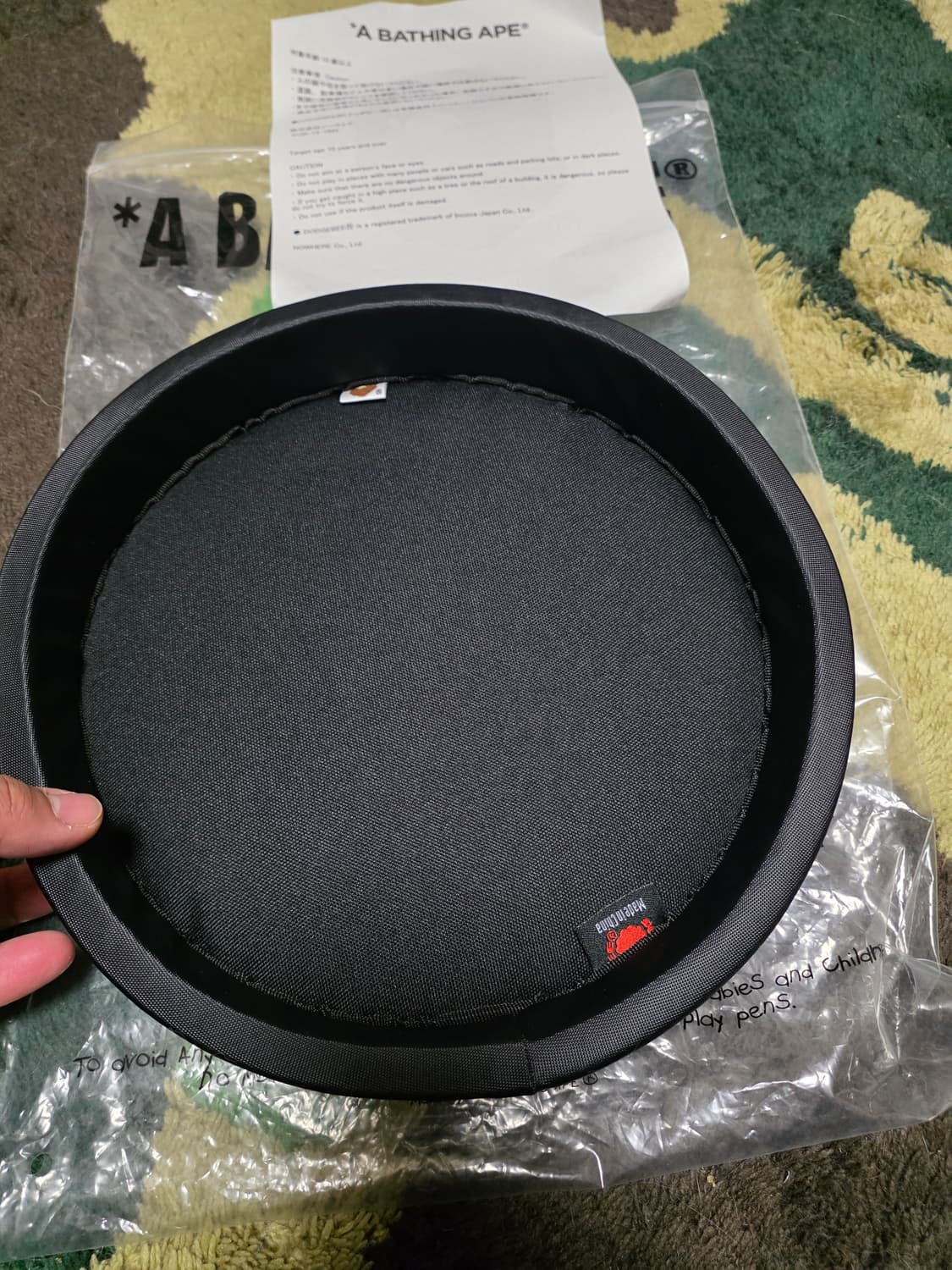 [OS] 베이프 도지비 ABC 그린카모 플라잉 디스크 상품이미지3