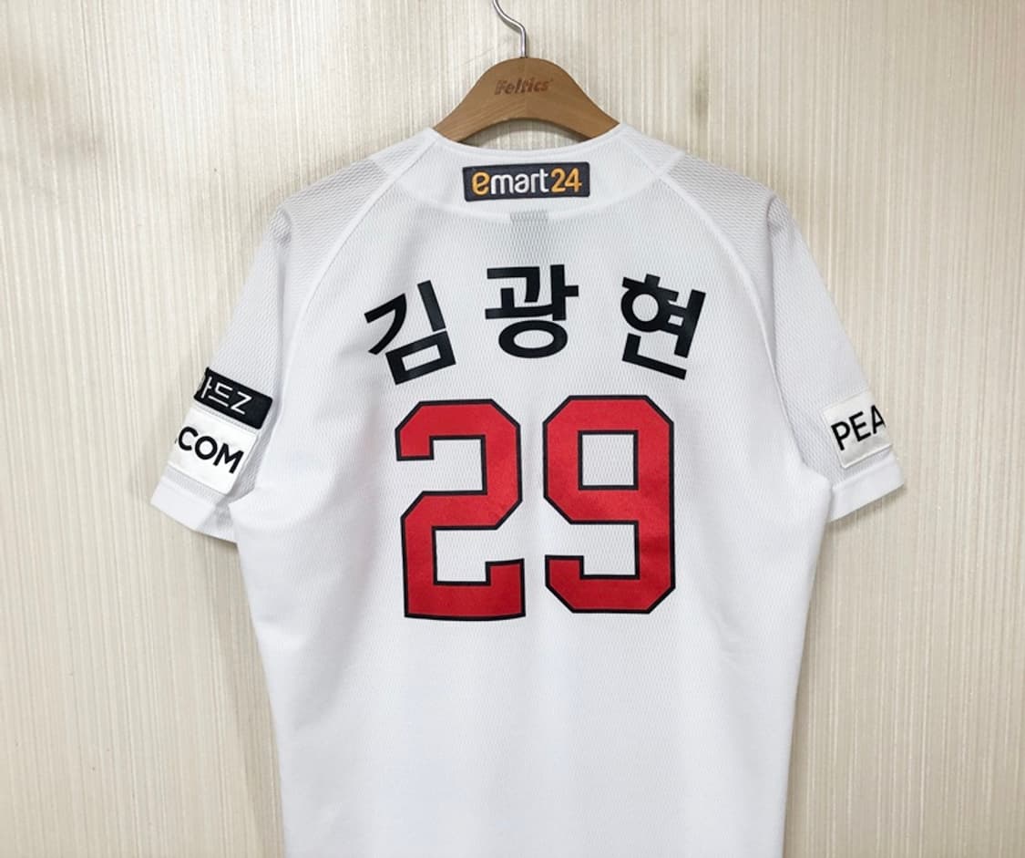  KBO 다이나핏 SSG랜더스 어센틱 홈유니폼 M(95) #29 김광현 상품이미지9