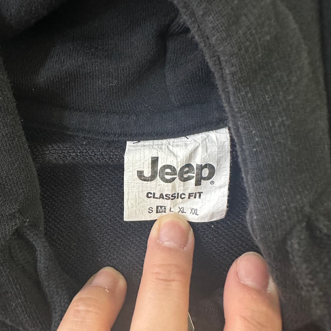 M 지프 빅로고 후드 집업 0413D 상품이미지2