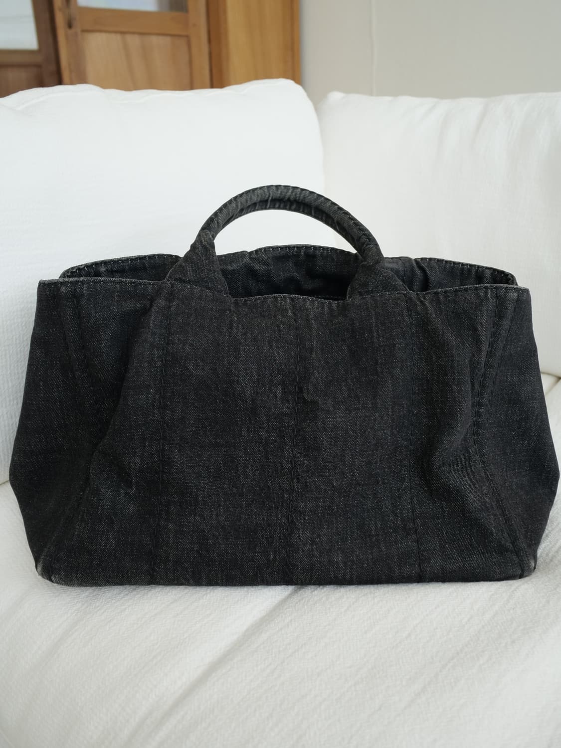 [Prada] Canapa Black Denim bag 상품이미지6