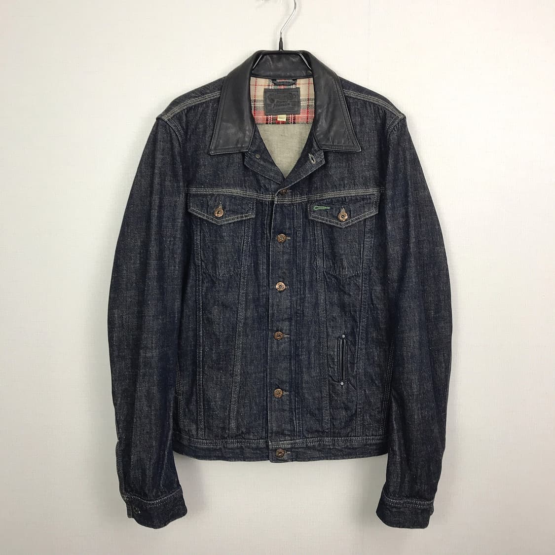 디젤 가죽 데님 트러커 자켓 남성XL 상품이미지1