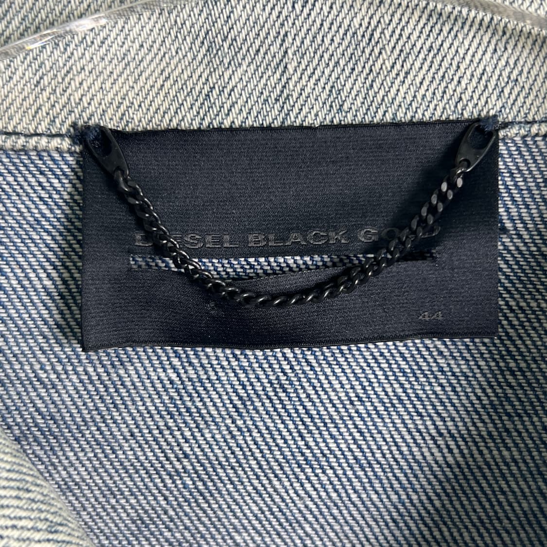 디젤 블랙 골드 자레디 패치 데님 자켓 44 상품이미지3