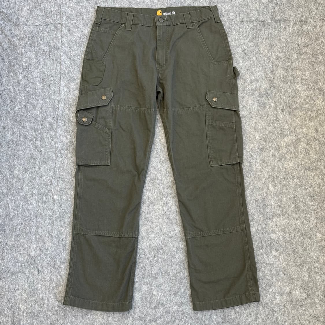 [33]칼하트 B342  립스탑 더블니 카고 워크팬츠 밀리터리 상품이미지1