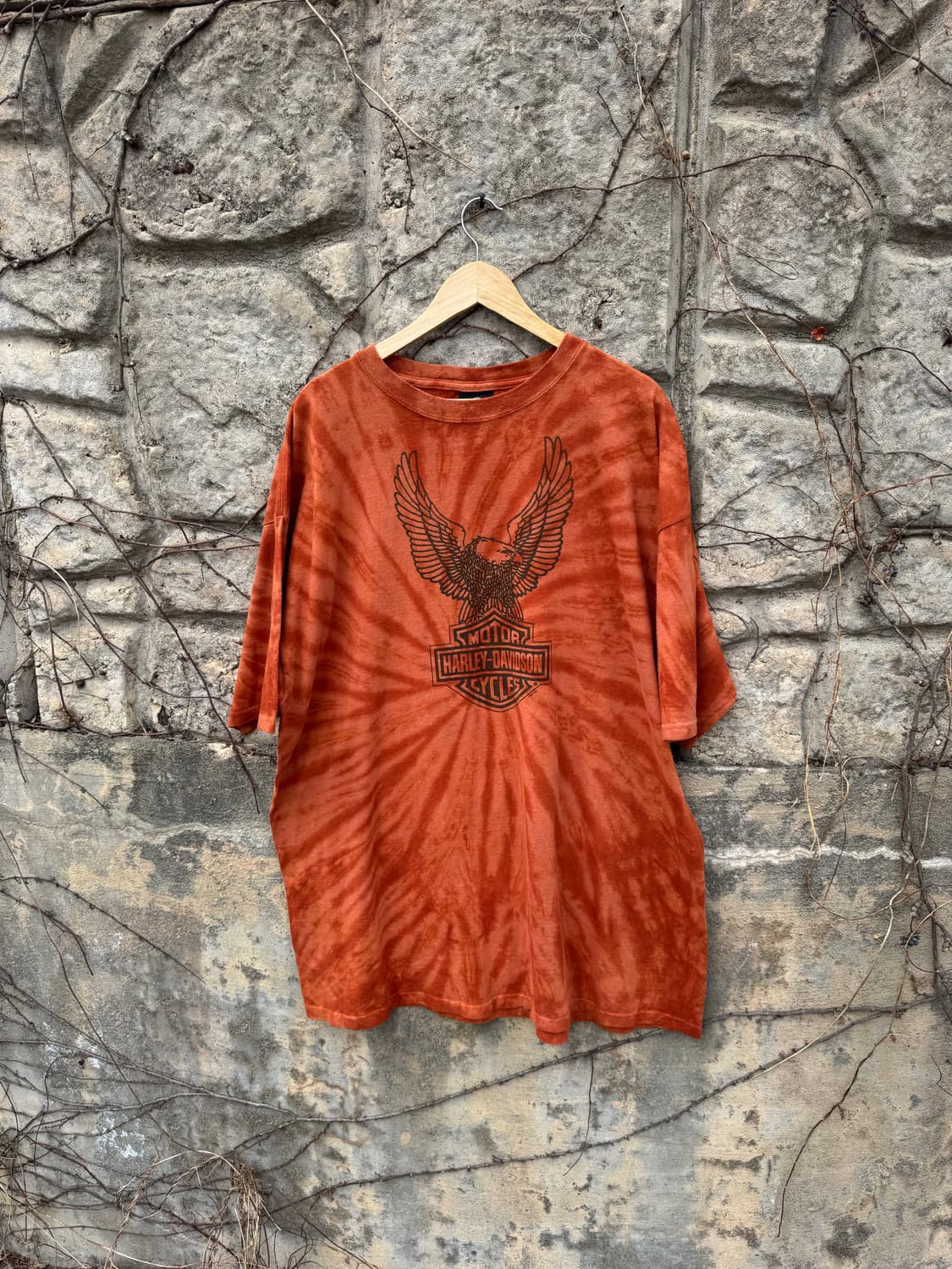 00s 할리데이비슨 빈티지 2005 나염 프린팅 반팔 티셔츠 빅사이즈 상품이미지1