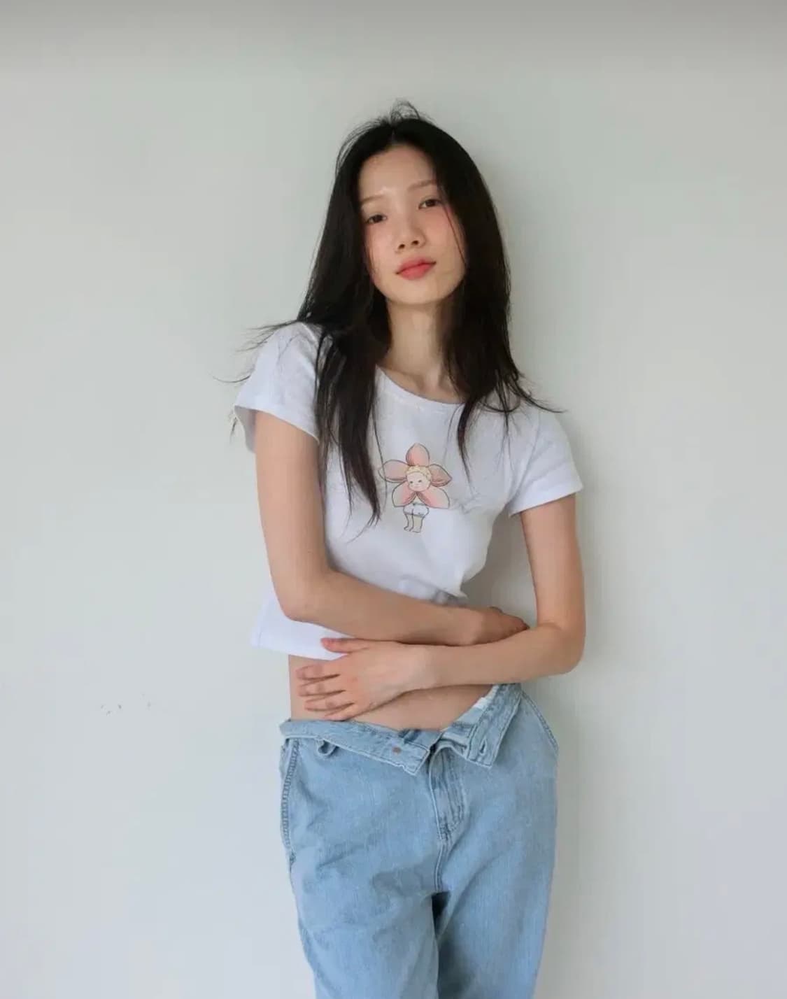 타낫 블루미베이비 티셔츠 화이트 (품절상품) 상품이미지1