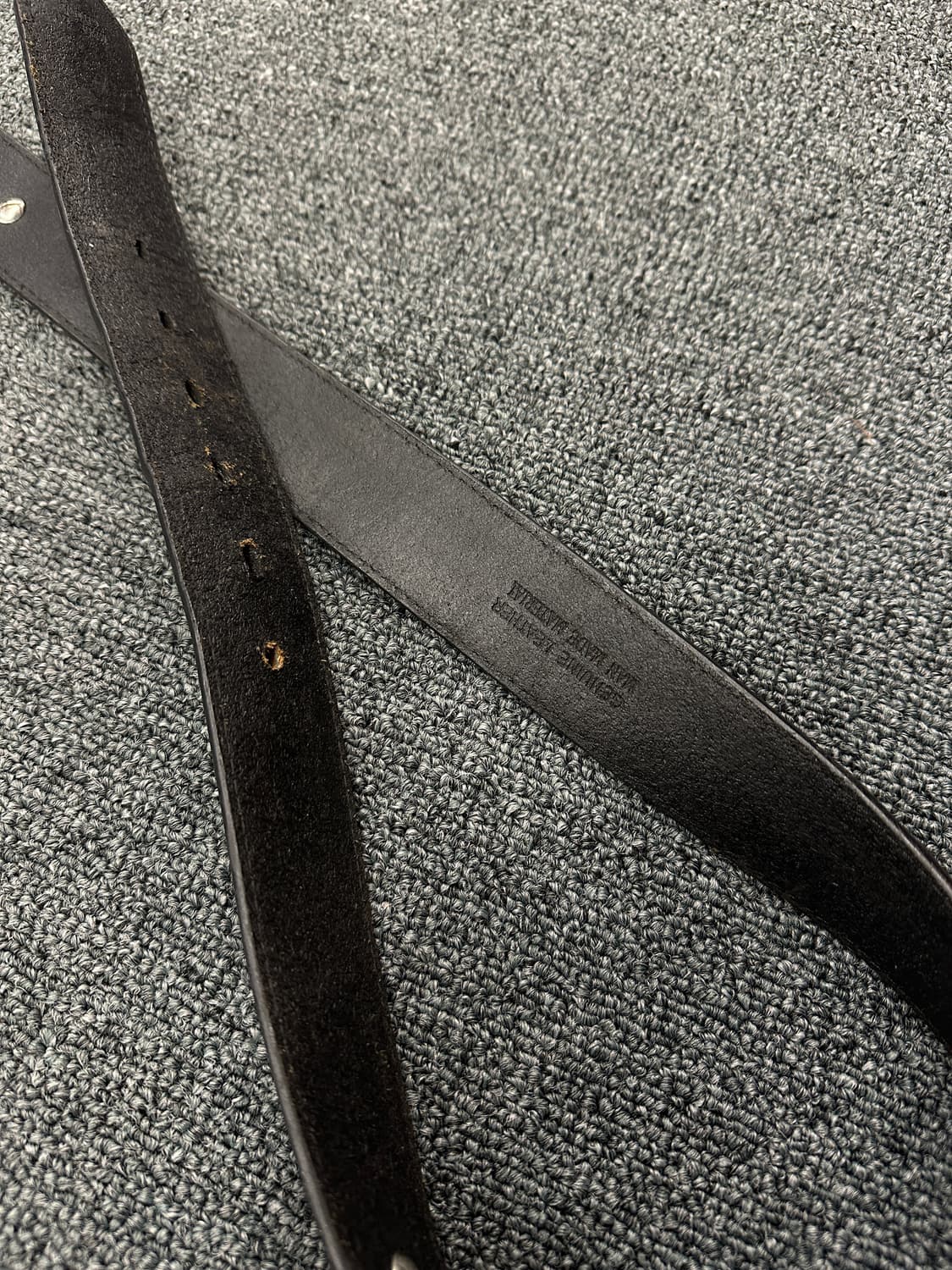 빈티지 웨스턴 블랙 벨트 상품이미지5