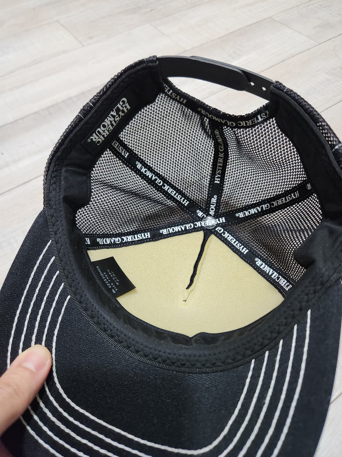 히스테릭글래머 25ss메쉬캡 상품이미지3
