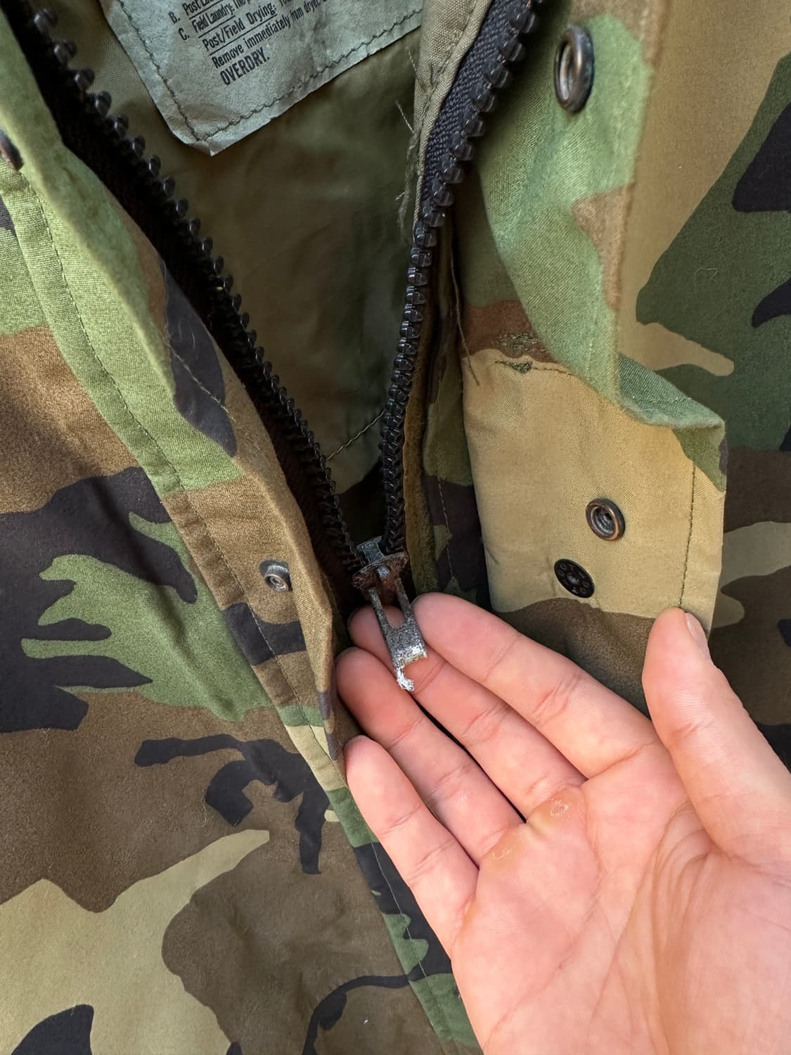 U.S Army ECWCS Woodland Gore-Tex Parka 상품이미지5