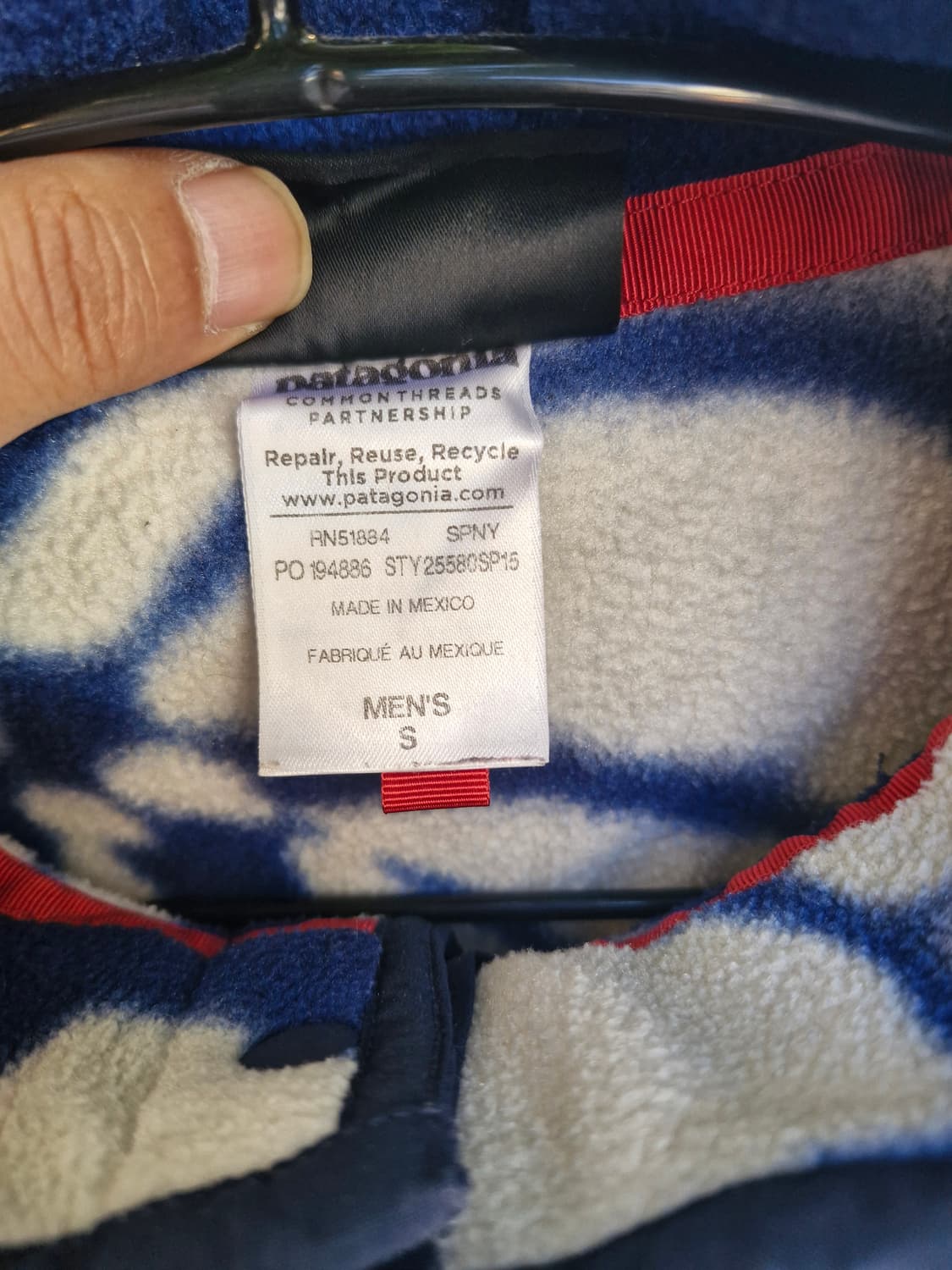 Z-74 파타고니아 신칠라 하와이언 블루 상품이미지6