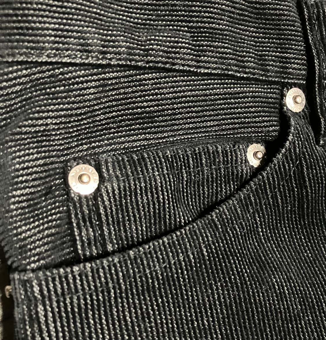 Straight fit corduroy black pants 상품이미지3