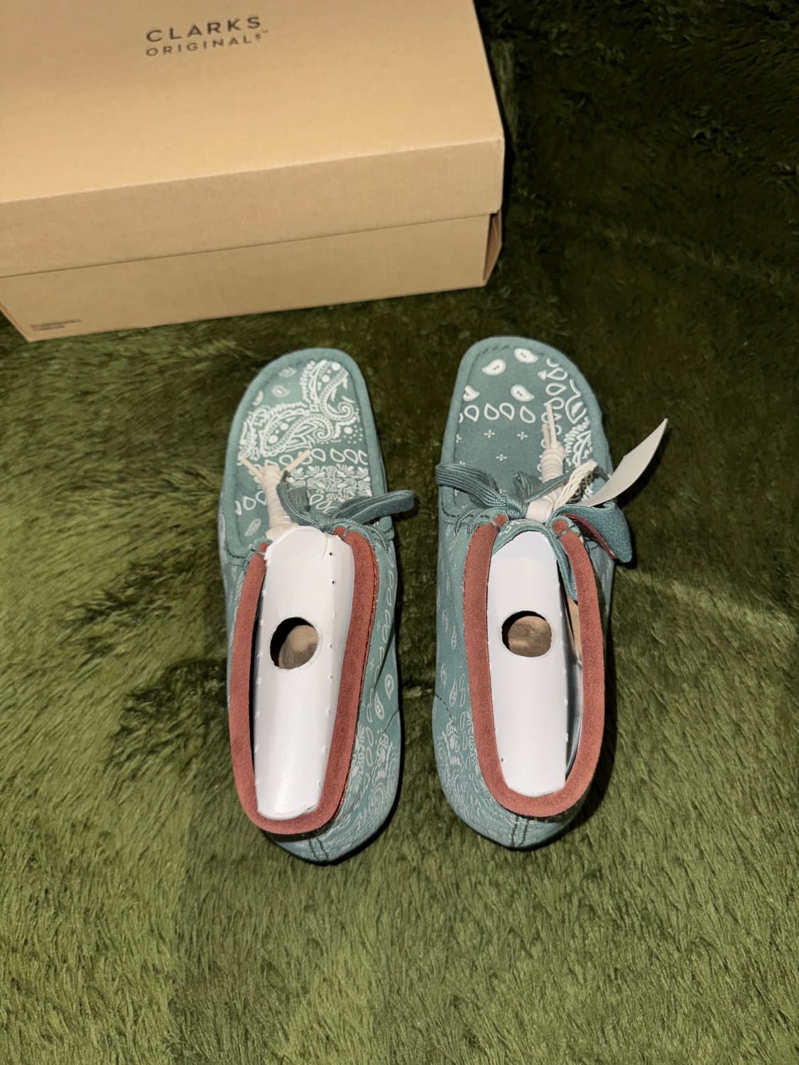 [265] Clarks 클락스 왈라비 부츠 페이즐리 그린 상품이미지3