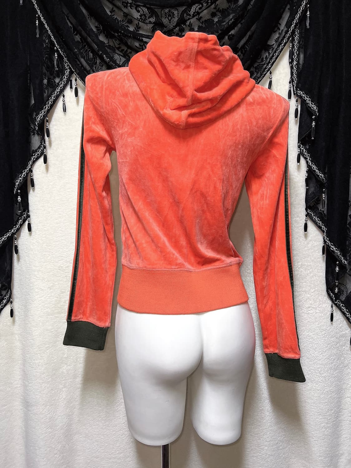 아디다스 adidas 트랙탑 벨벳 후드집업 져지 스포티 갸루 y2k 상품이미지9