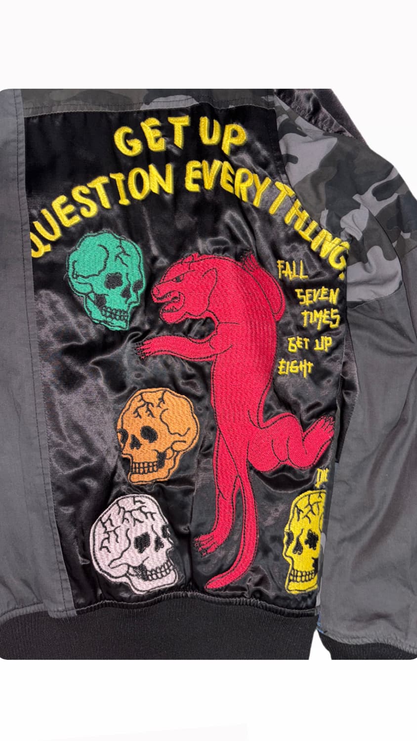 Diesel Patchwork Bomber Jacket 상품이미지4