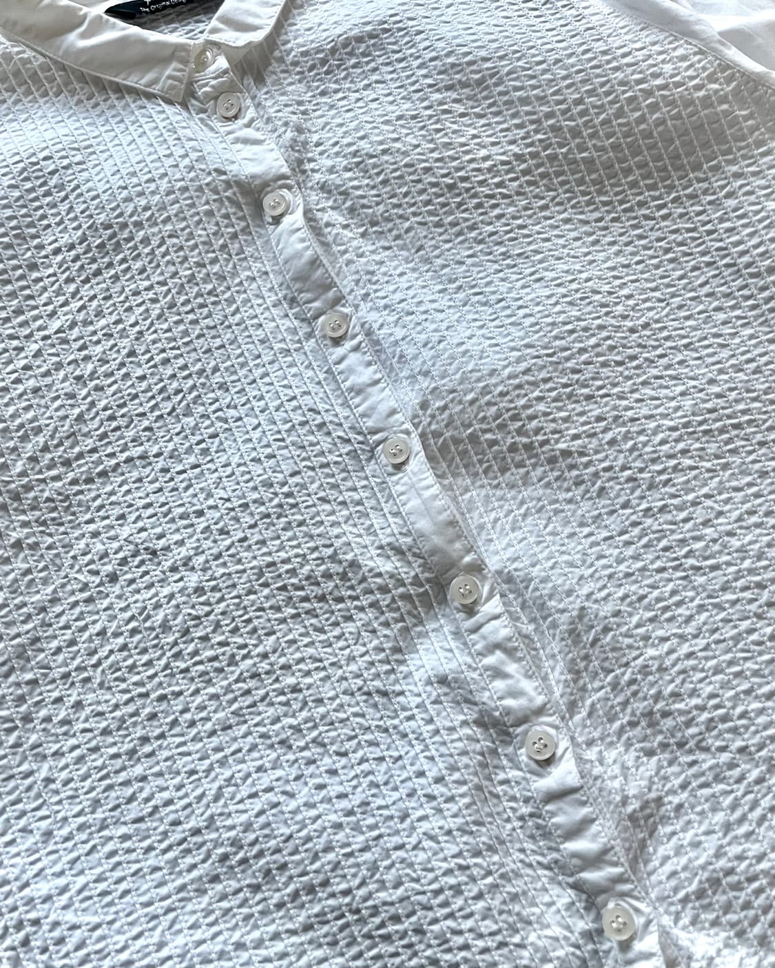 Yacco Maricard Pleats Stitch White Shirt 상품이미지6