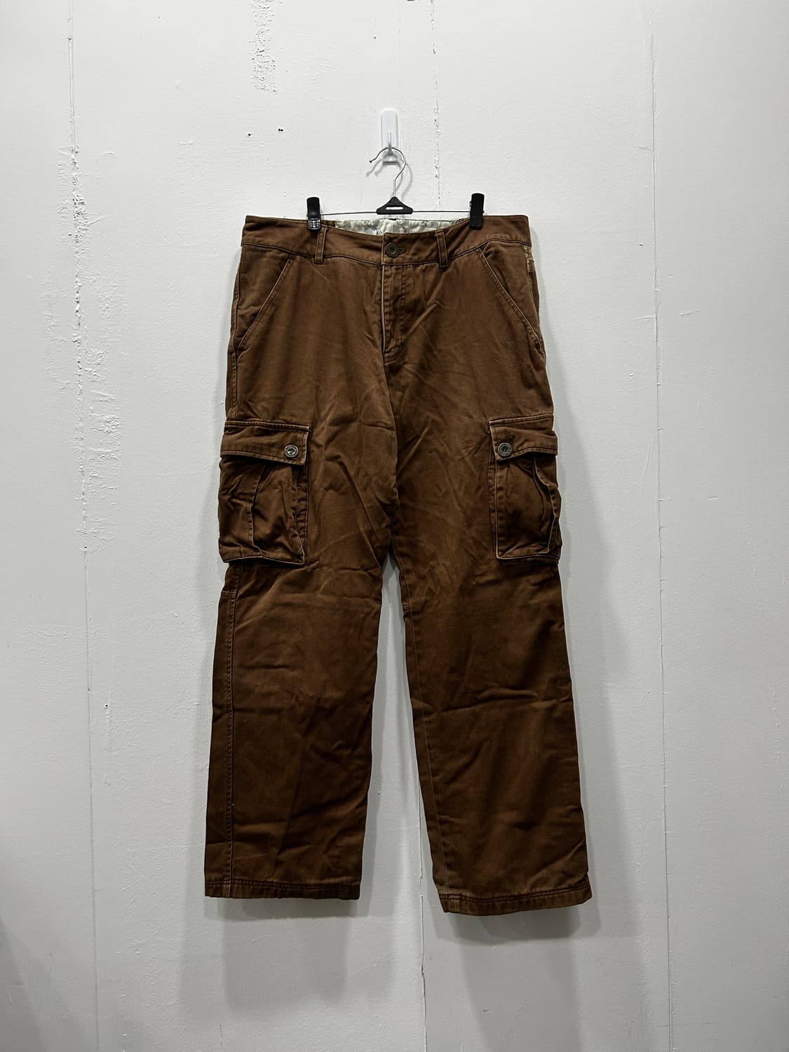 MLB 엠엘비 카고 팬츠 바지 남성 32~33인치 브라운 상품이미지1