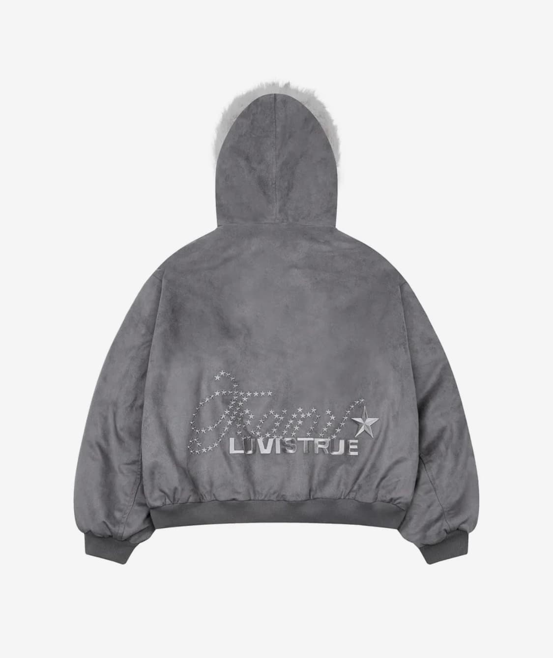 러브이즈트루 EV 리버시블 퍼 후드 그레이 상품이미지6