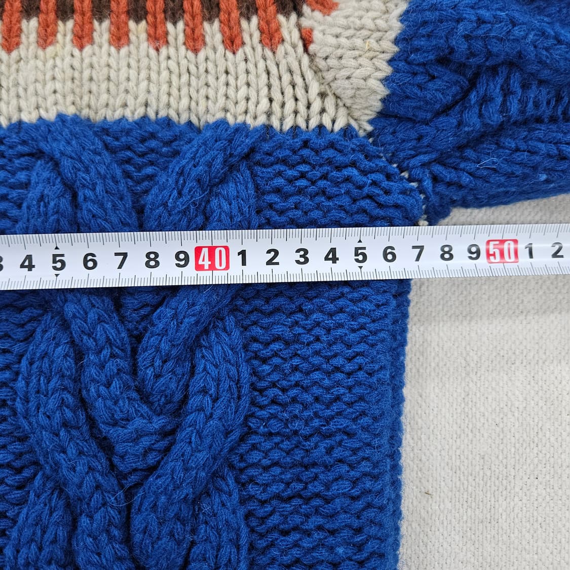 [L] 후아유 노르딕 패턴 꽈배기 터틀넥 니트 스웨터 0116Y1 상품이미지7