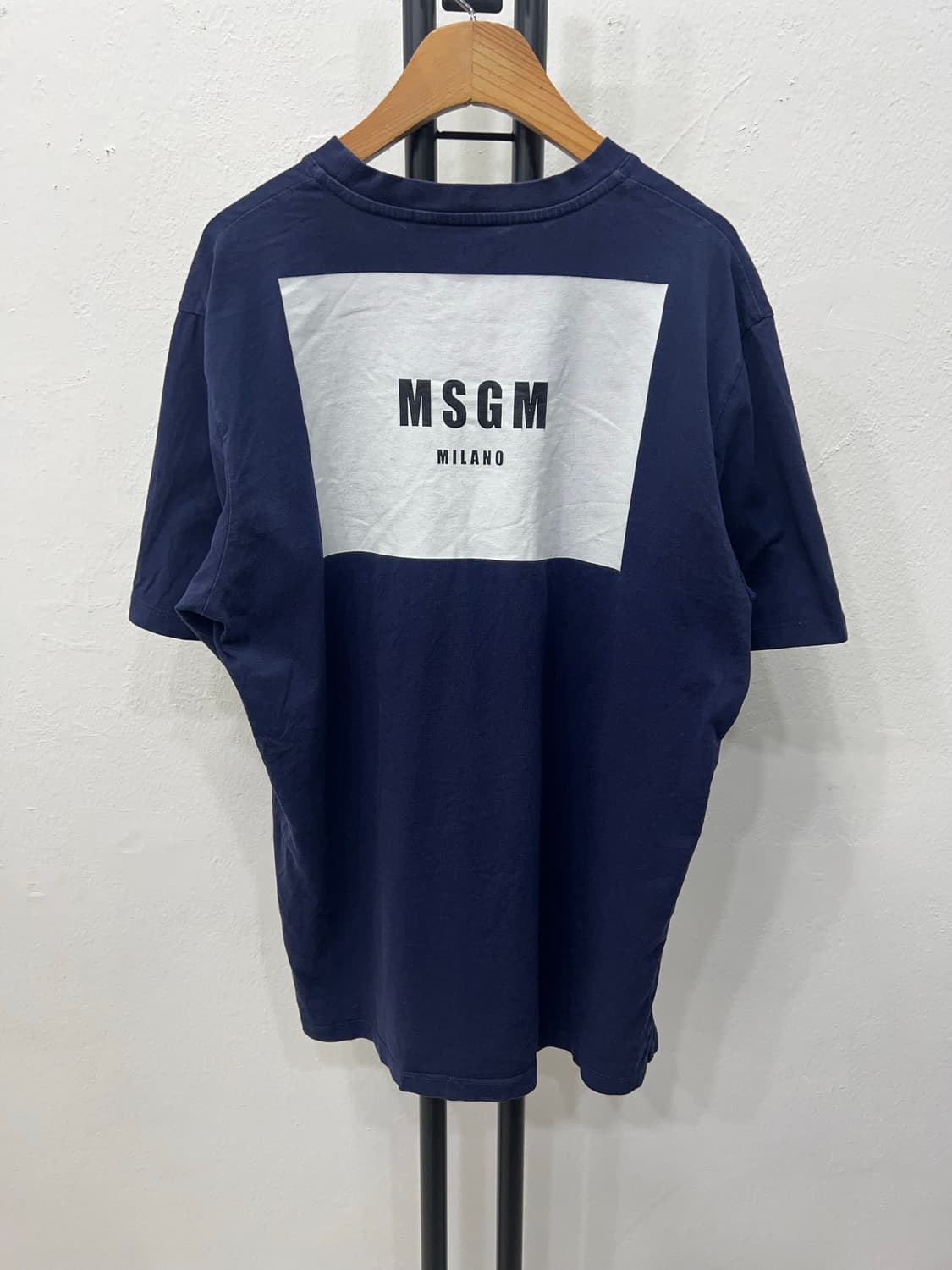 정품) MSGM 남성 반팔 티셔츠 S 상품이미지4