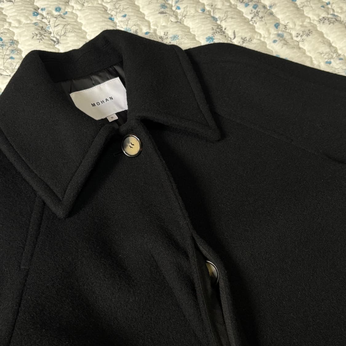 mohan 모한 NTW 프리미엄 싱글 울 코트 상품이미지3
