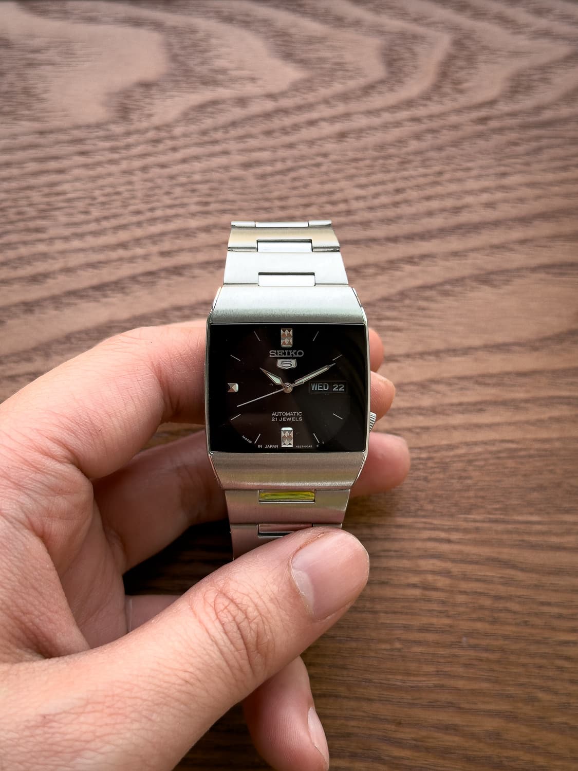 [희귀] 세이코 5 블랙 TV스크린 - 오토매틱 21석 (Squar 상품이미지5