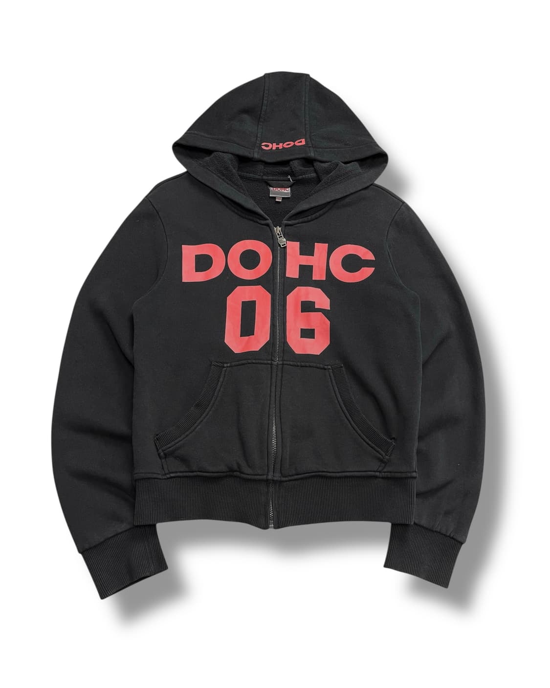 DOHC 블랙 후드집업 상품이미지5