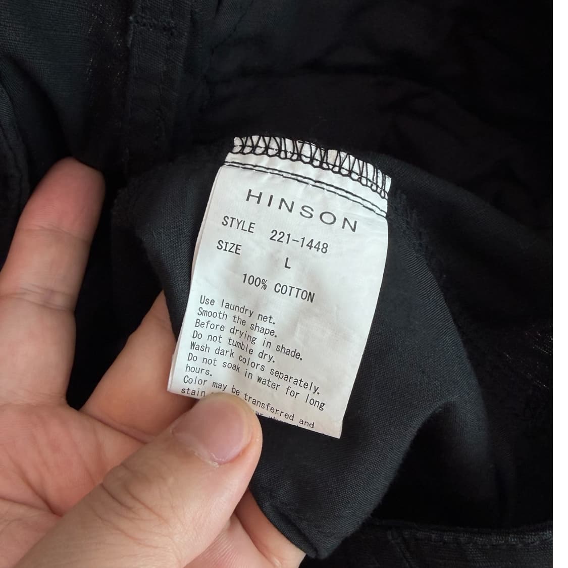 (L)Hinson 힌슨 립스탑 카고팬츠 상품이미지8